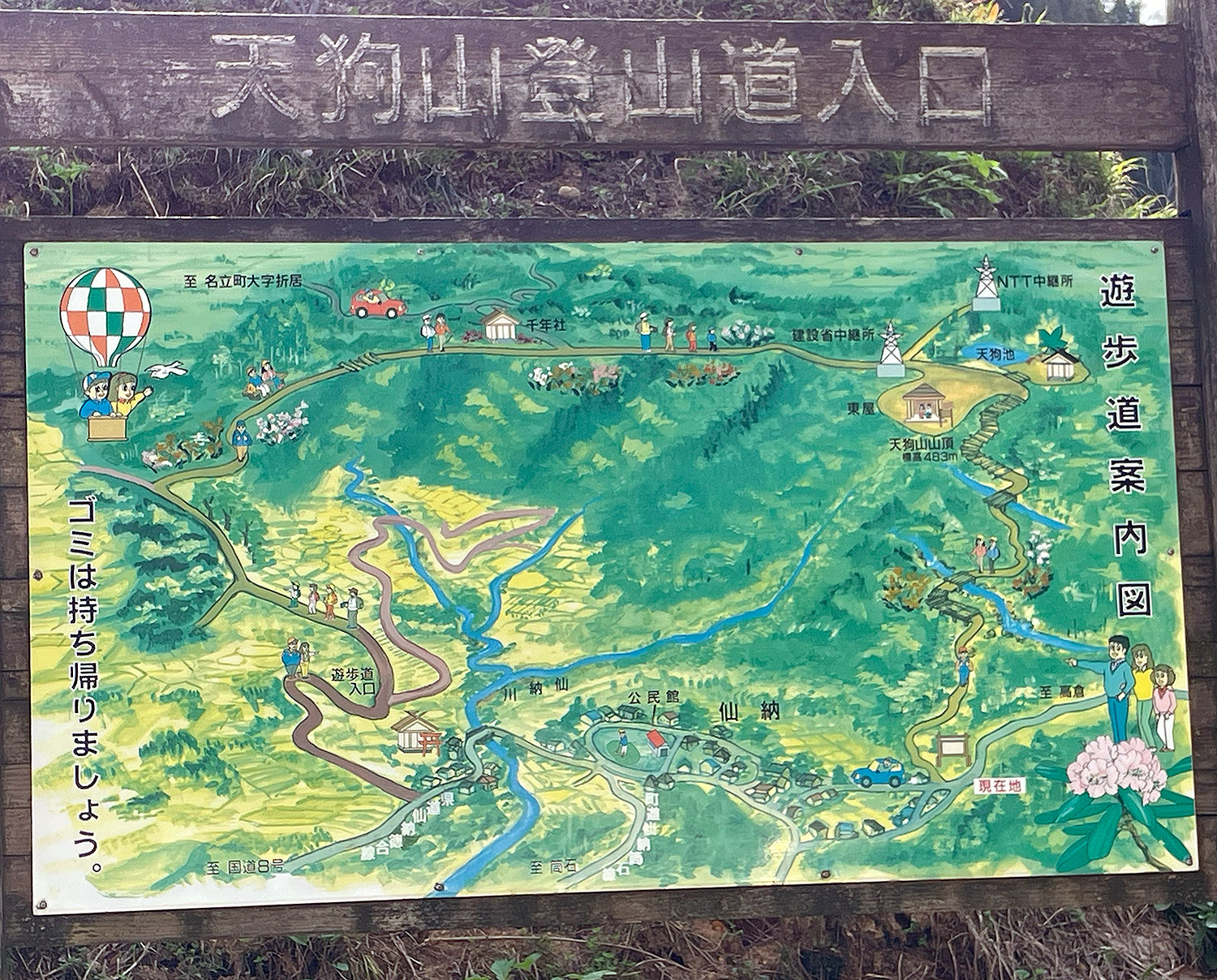 空熊新田のヤマザクラ